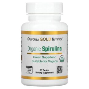 California Gold Nutrition Organic Spirulina 500 mg 60 viên 898220011759