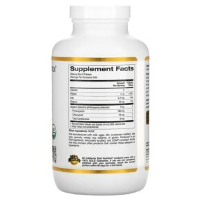 California Gold Nutrition Organic Spirulina 500 mg 720 Tablets 898220011766