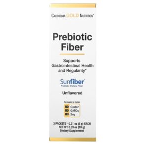 California Gold Nutrition Prebiotic Fiber 3 gói 0.21 oz (6 g) 898220020348