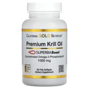 California Gold Nutrition Premium Krill Oil + SUPERBABoost 1.000 mg 60 Fish viên 898220018079