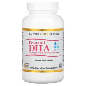 California Gold Nutrition Prenatal DHA for Pregnant & Nursing Mothers 450 mg 60 Fish Gelatin viên 898220013364