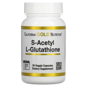 California Gold Nutrition S-Acetyl L-Glutathione 100 mg 30 viên 898220018994