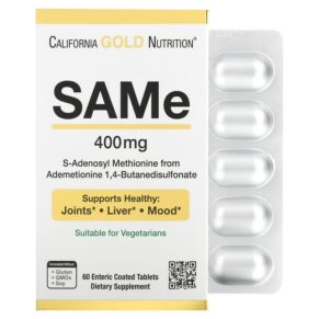 California Gold Nutrition SAMe (Butanedisulfonate) 400 mg 60 viên 898220011773