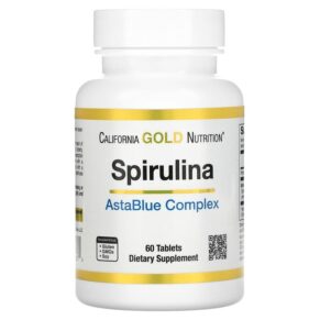 California Gold Nutrition Spirulina AstaBlue Complex 60 viên 898220018574