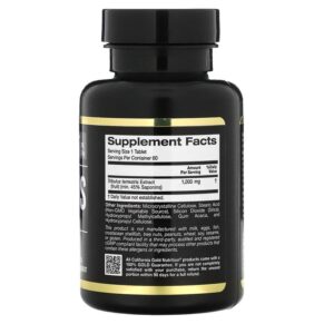 California Gold Nutrition SPORT - Tribulus 1.000 mg 60 Tablets 898220006632