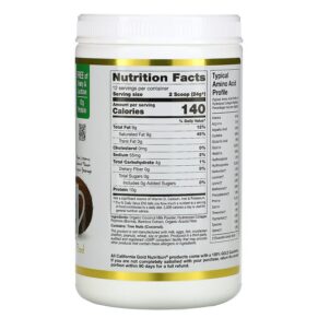 California Gold Nutrition SUPERFOODS Collagen Coconut Creamer Powder Unsweetened 10.2 oz (288 g) 898220012084