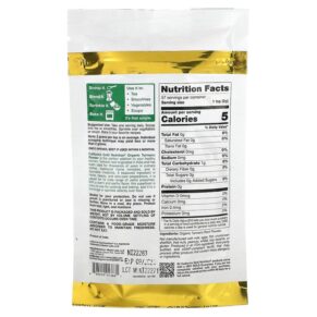 California Gold Nutrition SUPERFOODS - Organic Turmeric Powder 4 oz (114 g) 898220013661