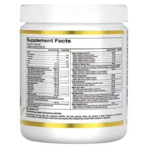California Gold Nutrition SUPERFOODS - Supergreens + Superfoods 6.42 oz (182 g) 898220018093