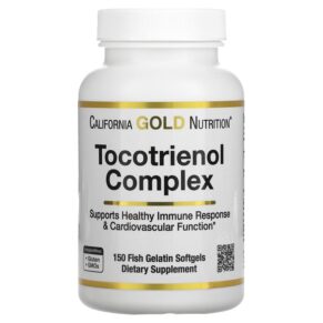 California Gold Nutrition Tocotrienol Complex Vitamin E & Mixed Tocotrienols 150 Fish Gelatin viên 898220017522