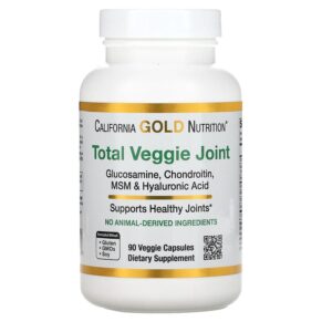 California Gold Nutrition Total Veggie Joint Support Formula + Glucosamine Chondroitin MSM & Hyaluronic Acid 90 viên 898220011568