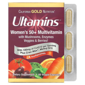 California Gold Nutrition Ultamins Women's 50+ Multivitamin + CoQ10 60 viên 898220021901