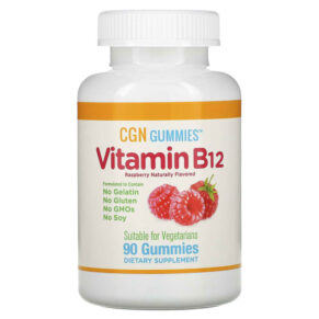 California Gold Nutrition Vitamin B12 Natural Raspberry Flavor Gelatin Free 3000 mcg 90 viên 898220011971