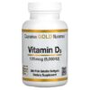 California Gold Nutrition Vitamin D3 125 mcg (5.000 IU) 360 Fish Gelatin viên 898220010660