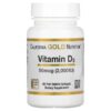 California Gold Nutrition Vitamin D3 50 mcg (2.000 IU) 90 Fish Gelatin viên 898220011797