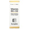 California Gold Nutrition Vitamin D3 + K2 25 mcg (1.000 IU) 1 fl oz (30 ml) 898220020492
