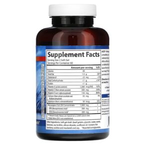 Carlson ACES + Omega 120 Softgels 088395444104