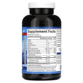Carlson ACES + Omega 180 Softgels 088395444203