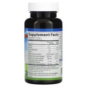 Carlson ACES Vitamins A C E + Selenium 50 Soft Gels 088395044304