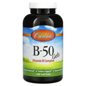 Carlson B-50 Gel Vitamin B Complex 200 viên 088395020629