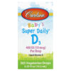 Carlson Baby's Super Daily D3 10 mcg (400 IU) 0.35 fl oz (10.3 ml) 088395012501