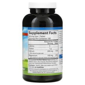 Carlson Chelated Cal-Mag 180 Tablets 088395054723