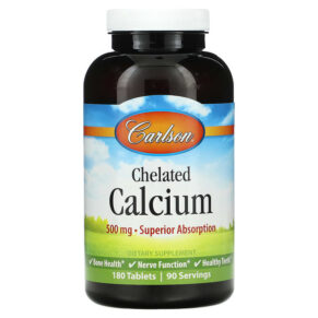 Carlson Chelated Calcium 250 mg 180 viên 088395054624