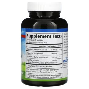 Carlson E-Gems Elite Vitamin E 268 mg (400 IU) 120 Soft Gels 3 Carlson E-Gems Elite Vitamin E 268 mg (400 IU) 120 Soft Gels 088395007712