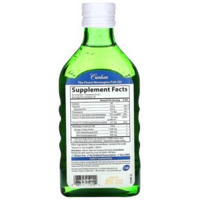 Carlson Immune Omega Natural Lemon 8.4 fl oz (250 ml) 088395452000