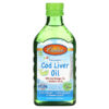 Carlson Kids Cod Liver Oil Natural Green Apple 550 mg 8.4 fl oz (250 ml) 088395137303