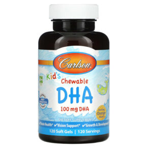 Carlson Kid's DHA Bursting Orange 100 mg 120 viên 088395015717