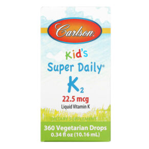 Carlson Kid's Super Daily K2 22.5 mcg 0.34 fl oz (10.16 ml) 088395103308