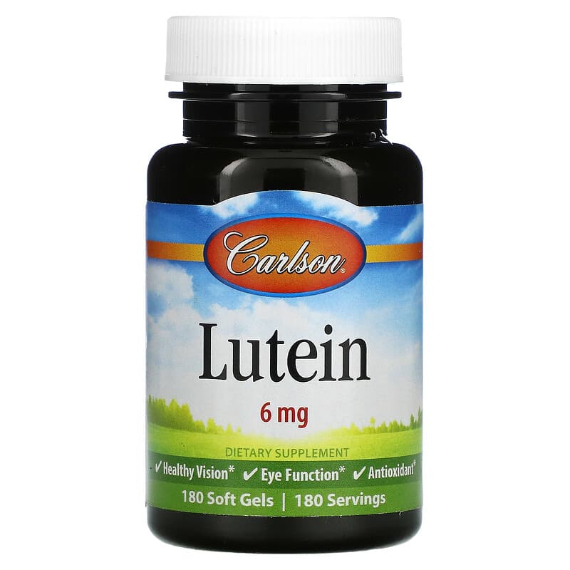 Carlson Lutein 6 mg 180 Soft Gels 1 Carlson Lutein 6 mg 180 viên 088395086526