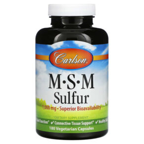 Carlson MSM Sulfur 1.000 mg 180 viên 088395087226