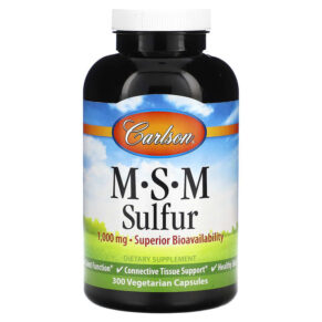 Carlson MSM Sulfur 1.000 mg 300 viên 088395872303