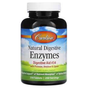 Carlson Natural Digestive Enzymes 250 viên 088395066429