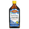 Carlson Norwegian The Very Finest Fish Oil Natural Lemon 1.600 mg 16.9 fl oz (500 ml) 088395015458