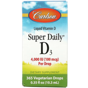 Carlson Super Daily D3 100 mcg (4.000 IU) 0.35 fl oz (10.3 ml) 088395012907