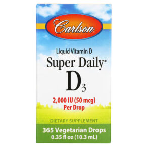 Carlson Super Daily D3 50 mcg (2.000 IU) 0.35 fl oz (10.3 ml) 088395012808