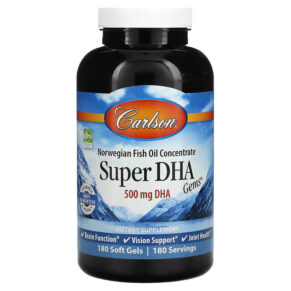 Carlson Super-DHA Gems 500 mg 180 viên 088395015526