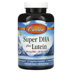Carlson Super DHA Plus Lutein 120 viên 088395188206