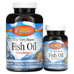Carlson The Very Finest Fish Oil Natural Orange 350 mg 120 + 30 Free viên 088395016448