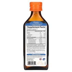 Carlson The Very Finest Fish Oil Natural Orange 6.7 fl oz (200 ml) 088395016509