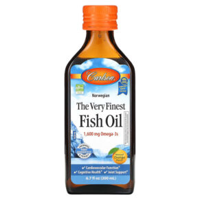 Carlson The Very Finest Fish Oil Natural Orange 6.7 fl oz (200 ml) 088395016509