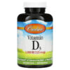 Carlson Vitamin D3 125 mcg (5.000 IU) 360 viên 088395141201