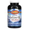 Carlson Wild Norwegian Cod Liver Oil Gems 1.000 mg 250 viên 088395013027