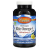 Carlson Wild Norwegian Elite Omega-3 Gems Natural Lemon 800 mg 180 viên 088395017124