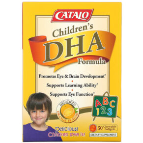 Catalo Naturals Children's DHA Formula Orange Flavor 50 viên 810399025320
