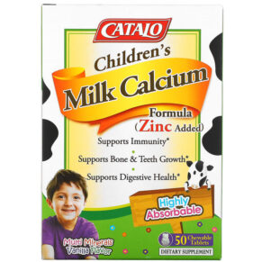 Catalo Naturals Children's Milk Calcium Formula Vanilla 50 viên 810399025757
