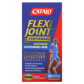 Catalo Naturals FlexiJoint Performance Glucosamine & MSM 60 viên 810399028727