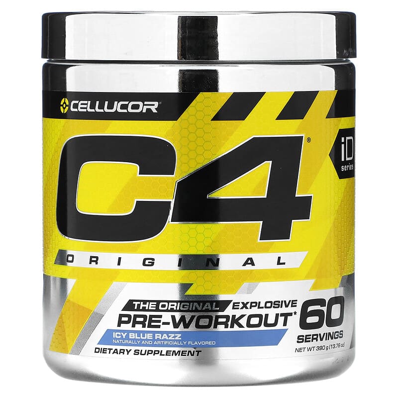 Cellucor C4 Original Explosive Pre-Workout Icy Blue Razz 13.76 oz (390 g) 1 Cellucor C4 Original Explosive Pre-Workout Icy Blue Razz 13.76 oz (390 g) 842595104455